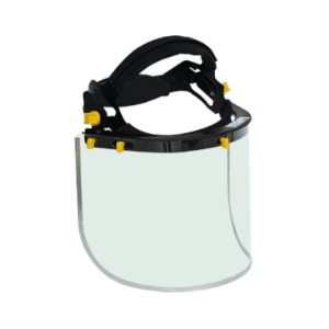 Clear Polycarbonate Face Shield with Ratchet type Headgear