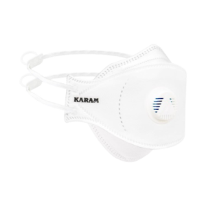 FFP2 NR D Disposable Fish type Respirator with Headband and Exhalation Valve