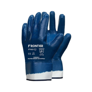 Frontier Nitrile Fully Coated Blue Gloves