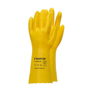 Frontier PVC Fully Dipped Yellow Gloves