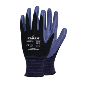 Polyester Liner with Nitrile Coating Lilac