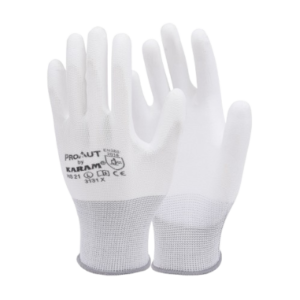 Buy White Liner PU Gloves